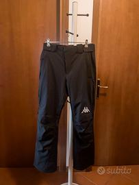 Pantaloni sci neri Kappa Uomo 8Cento Tg. S