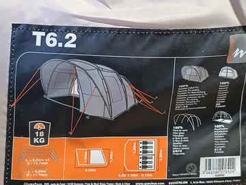 Tenda da campeggio Quechua T 6.2 sei posti