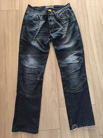 Jeans uomo moto PMJ Vegas Blue Taglia 34