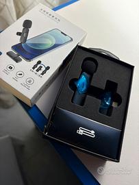 Microfono Lavalier Wireless per iPhone-IPad