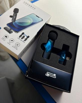Microfono Lavalier Wireless per iPhone-IPad
