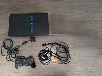 PlayStation2 PS2 Fat Nera + Controller + Cavi orig