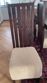 12 sedie in vero legno Indonesiano Teak.