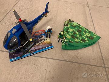 Elicottero polizia playmobil