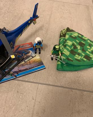 Elicottero polizia playmobil
