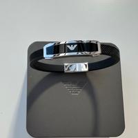 Bracciale uomo Emporio Armani (caucciù e acciaio)