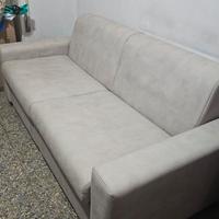 Divano letto in ecopelle