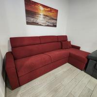 DIVANO LETTO ANGOLARE ANTIMACCHIA 
