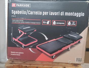 sgabello/carrello per lavori di montaggio 