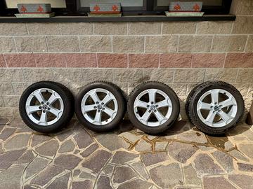Gomme invernali con cerchi in lega Audi / VW