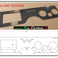 IN CARBONIO pannelli console barca gommone ecc