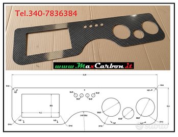 IN CARBONIO pannelli console barca gommone ecc