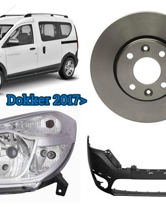 DACIA DOKKER frontale rinforzo parafango faro 17>