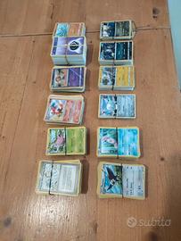 500 carte pokemon comuni