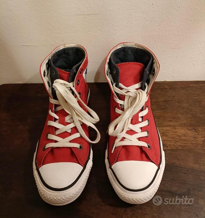 Scarpe All Star originali alte con Risvolto Abbigliamento e Accessori In vendita a Milano