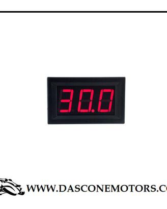 Mini Led Rosso Digital Voltmetro Tester Batteria M