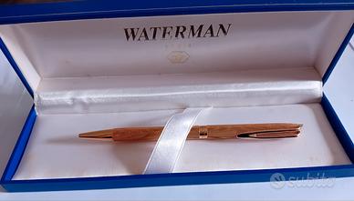 penna sfera Waterman Paris placcata oro 