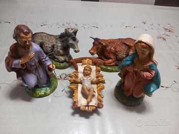 Presepe Natività Pastori Cartapeta cm 30