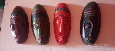 Maschera legno tribale Arte Etnica