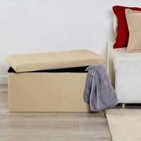 Pouf Contenitore Beige 
