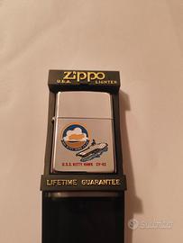 🔥 Zippo originale USA 🇺🇸 – USS Kitty Hawk 1991
