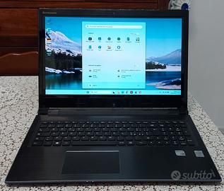 Notebook Lenovo i7 touchscreen 8GB SSD-256.