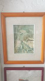 Dipinto olio su tela del Barbaro A