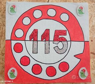 decorazione da parete vigili del fuoco 