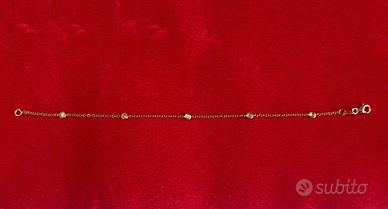 Bracciale oro rosa 18K e diamanti modello Tiffany