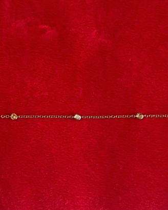 Bracciale oro rosa 18K e diamanti modello Tiffany
