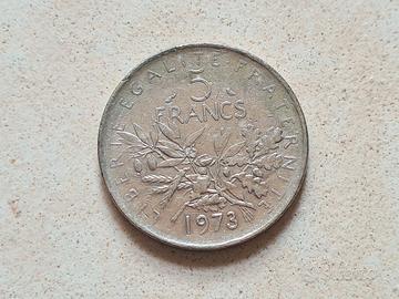 Moneta 5 Francs, 1973, Republique Francaise