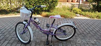 Bicicletta da bambina ruote  da 20 telaio 28