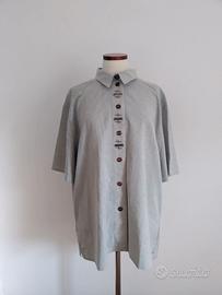 Camicia uomo tirolese estiva grigio chiaro