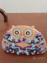 gufo ceramica artigianale 