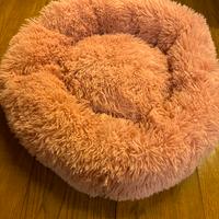 Cuscino peloso rosa