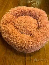 Cuscino peloso rosa