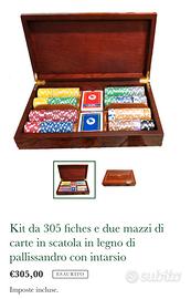 Set carte poker e fisches