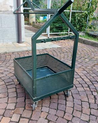 carrello porta sella da scuderia