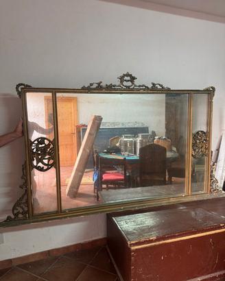 specchiera antica da restaurare 