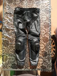 pantaloni moto 48 dainese in pelle misano