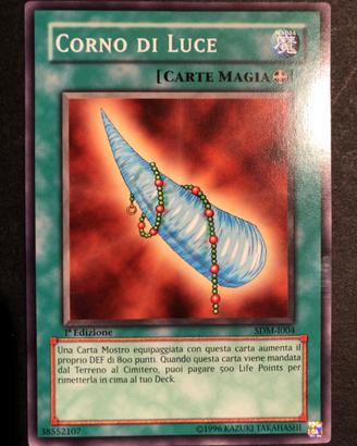 Yugioh corno di luce sdm i004 comune 1ª