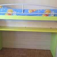 Composizione letto e mobile per camera ragazzo/a