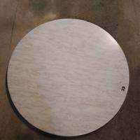 PIANO TAVOLO ROTONDO in legno plastificato usato