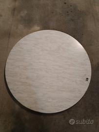 PIANO TAVOLO ROTONDO in legno plastificato usato