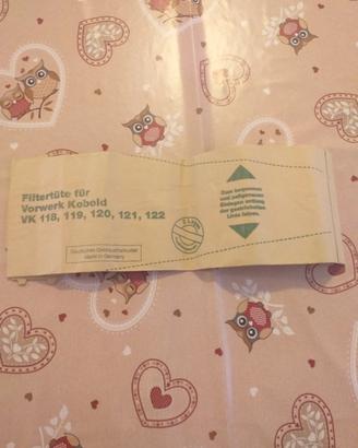 SACCHETTI PER ASPIRAPOLVERE 