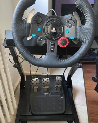 Volante, supporto e pedaliera playstation
