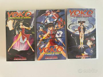 VHS Yoko Cacciatrice di Demoni 1-2-3 Yamato Video
