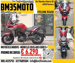 Cyclone RX6 650 Abs 2026 - SU STRADA