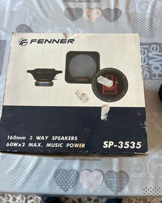 Altoparlanti per auto Fenner 60 W 3 vie