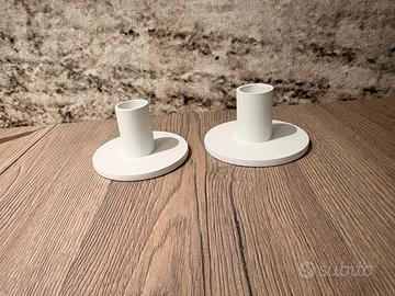 2 portacandele Oror - Bianco - La Redoute